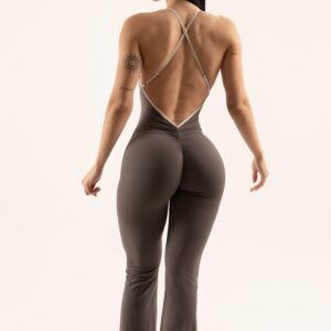 SCULPT JUMPSUIT - Nardo Grey